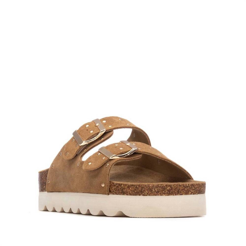 NEW XTI women's refresh sandals in camel